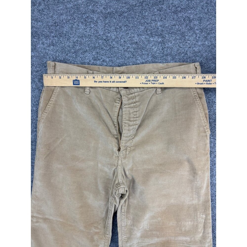 Vintage Levi's Wide Leg Flare Pants Women's W34 x L26 Corduroy High Rise Trouser - Picture 3 of 10